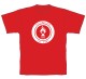 The 25th Anniversary White Logo T-shirt (Red)